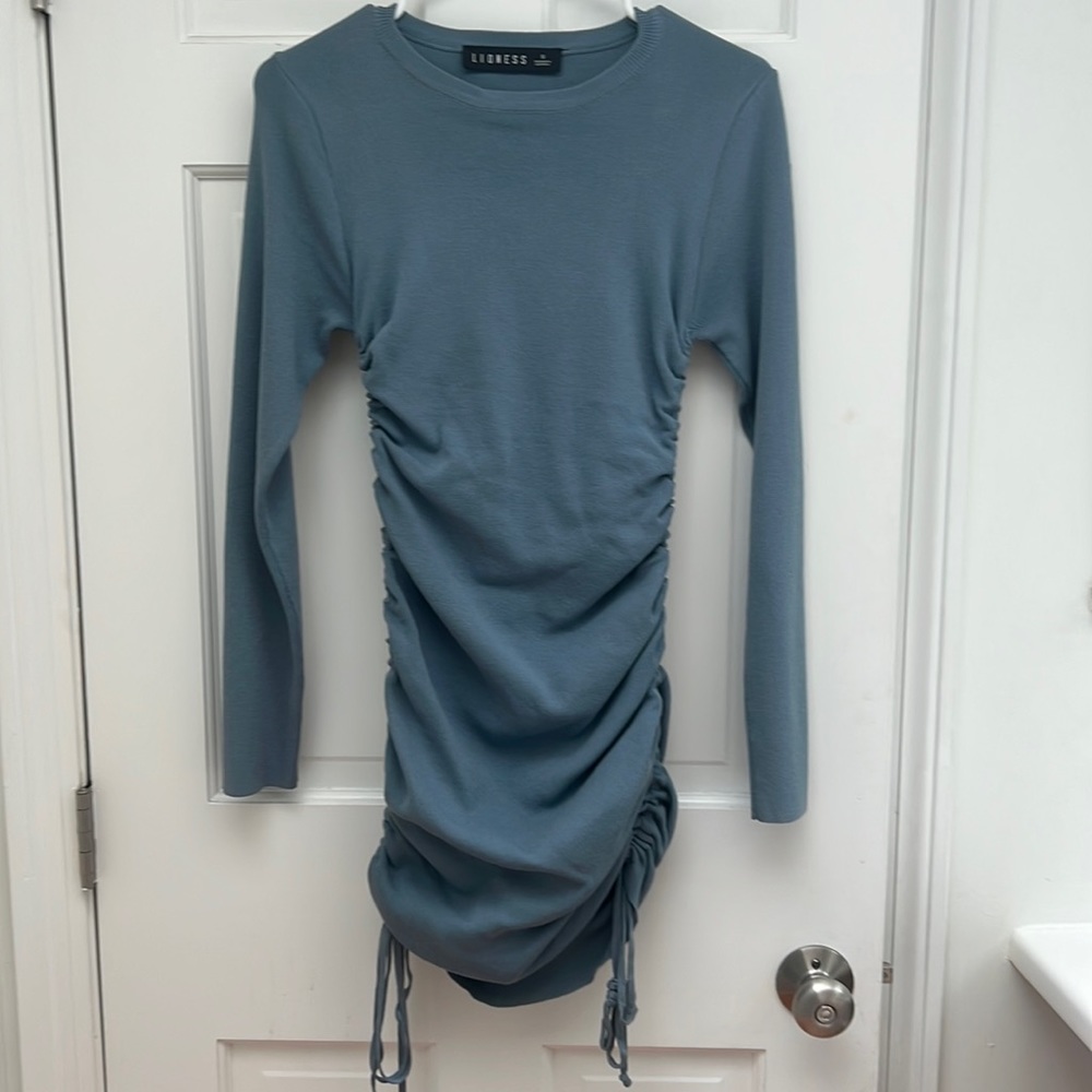 Lioness Ruched Pullover Bodycon Dress - Picture 2 of 4